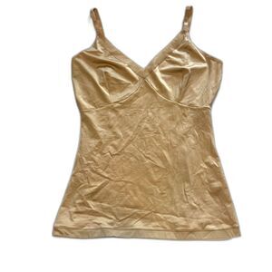 SPANX Slimplicity Womens 1X Nude V-Neck Slimming Shapewear CAMISOLE Cami Tank